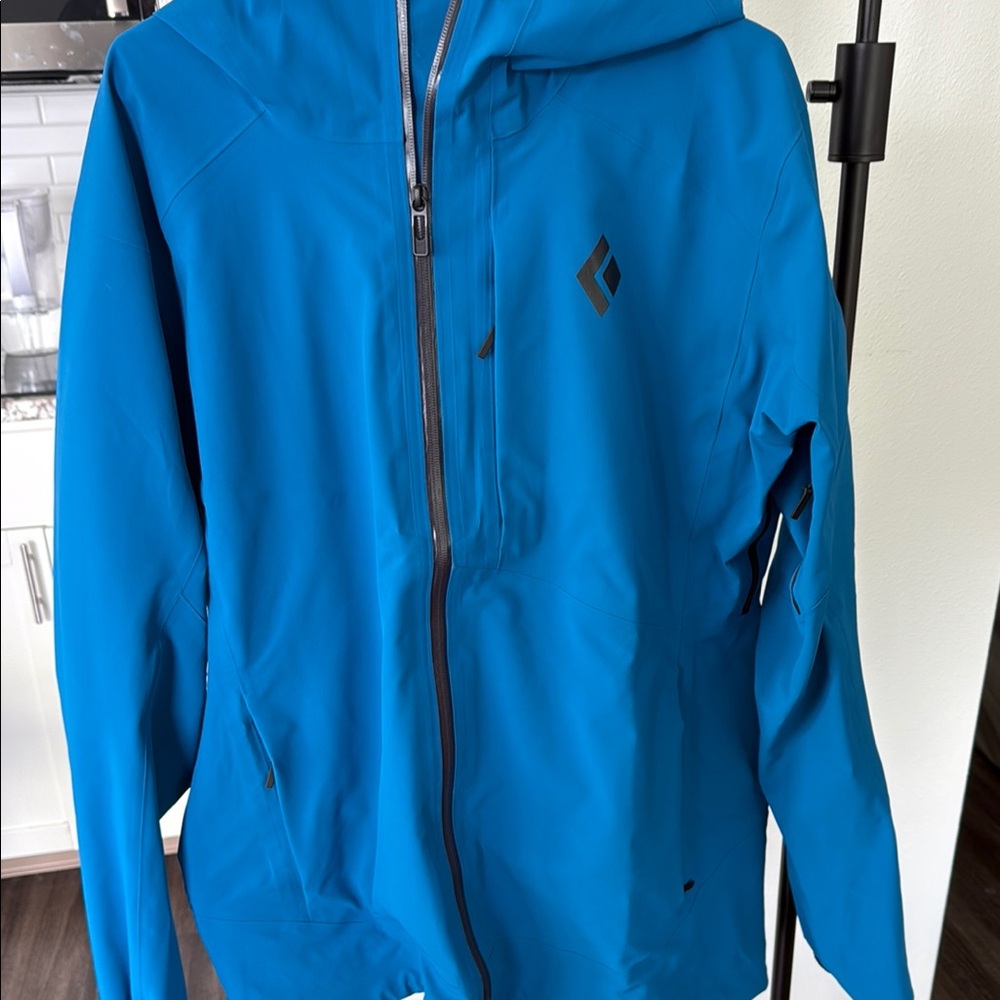 Black Diamond Men’s Recon Stretch Ski Shell – Kingfisher Blue – Size L - Picture 11 of 16